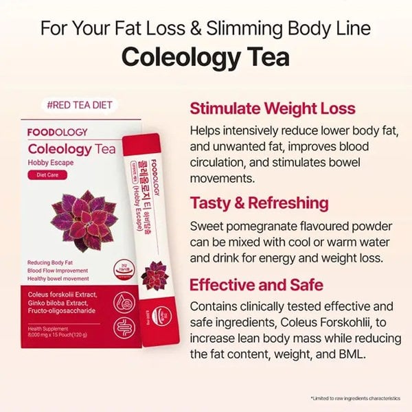 FOODOLOGY Coleology Tea 15 pouches