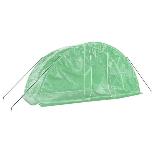 Berkfield Greenhouse with Steel Frame Green 10 m�__ 5x2x2.3 m