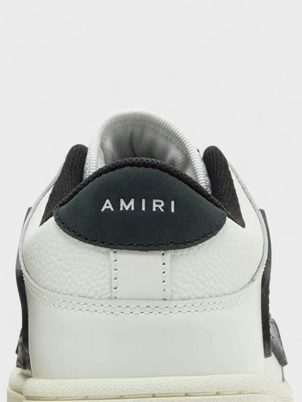 Amiri Skel Low Sneakers White Black - Womens