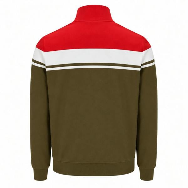 Sergio Tacchini Damarindo Track Top Jacket Adrenaline Rush/Gardenia/Dark Olive