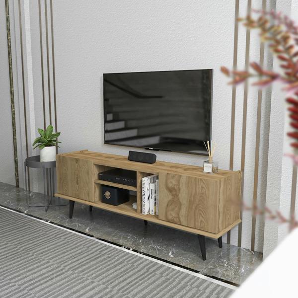 Decorotika Ekvador Modern TV Stand TV Cabinet for TV's up to 65"