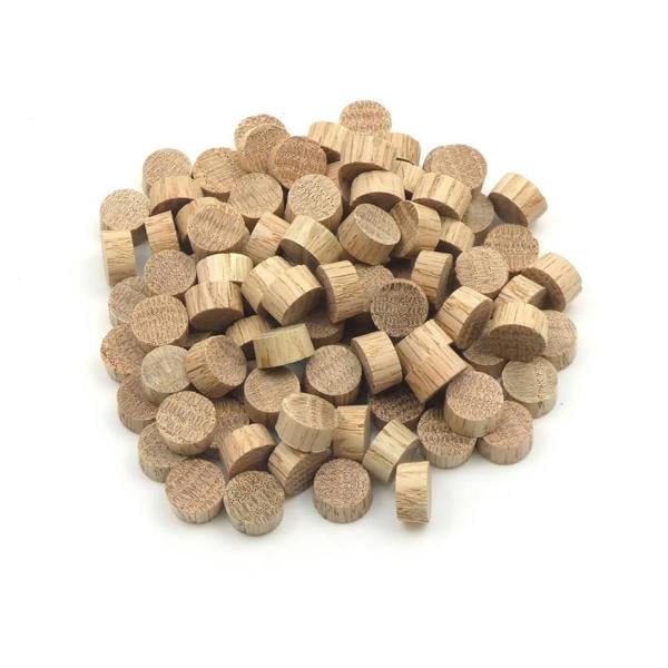 12mm Oak Flat Head End Grain Plug