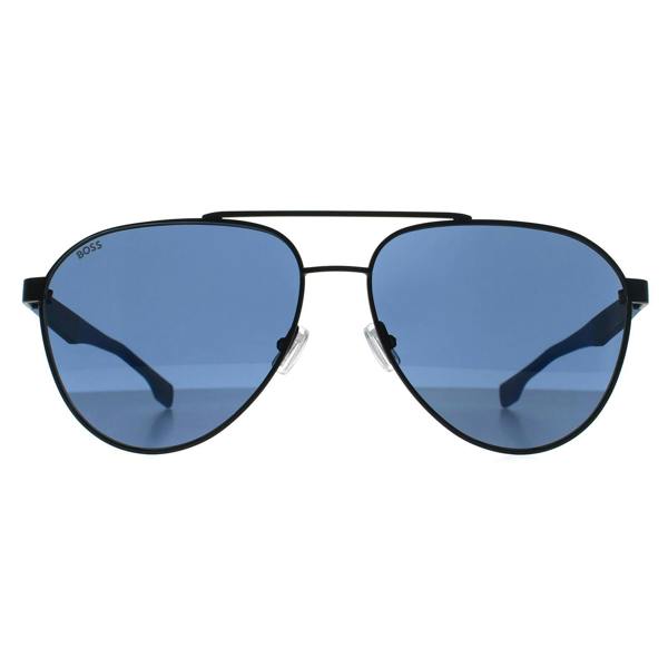 Hugo Boss Sunglasses BOSS 1485/S 0VK Matte Black Blue Blue