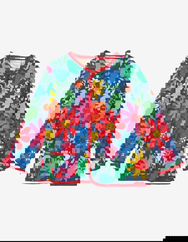 Organic Bold Floral Reversible Jacket - Toby Tiger UK Retail