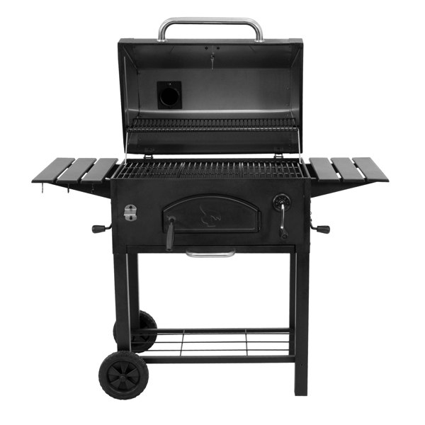 Char-Griller® 30" Traditional Charcoal Grill - Heavy-Duty, Cast Iron Grates, Easy Clean Ash Pan