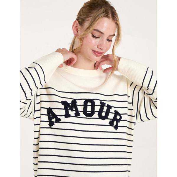Blue Vanilla Amour Towelling Jumper