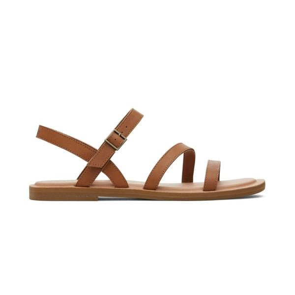 Toms KIRA Ankle Strap Sandals in Tan