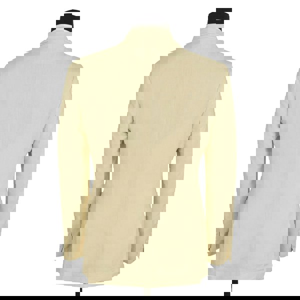 David WeJ Hugo Linen Double Breasted Suit - Sand