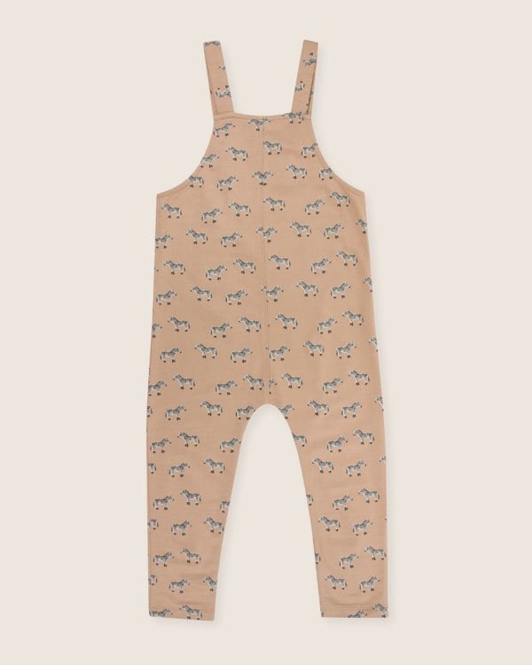 Beige Zebra Print Dungarees - image 6