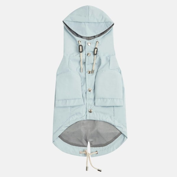 Light Blue Raincoat for Dogs