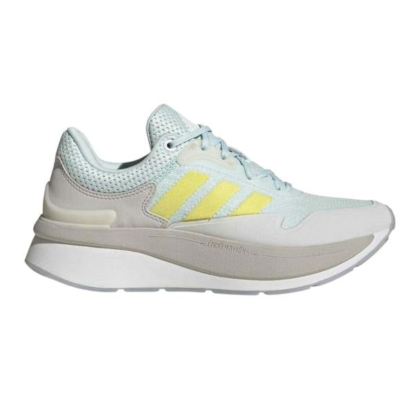 Adidas Womens/Ladies Znchill Lightmotion 3 Stripes Trainers - White/Blue - 