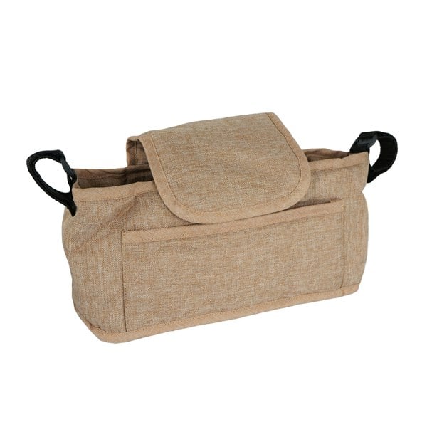 Monstershop Pet Stroller Caddy Bag - Woven Beige