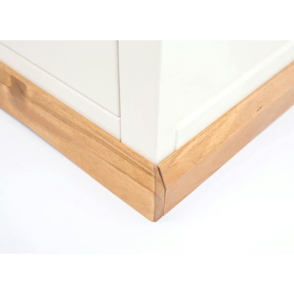 Cabinet Bits Trevi 4 Drawer Chest of Drawers Wood Knob