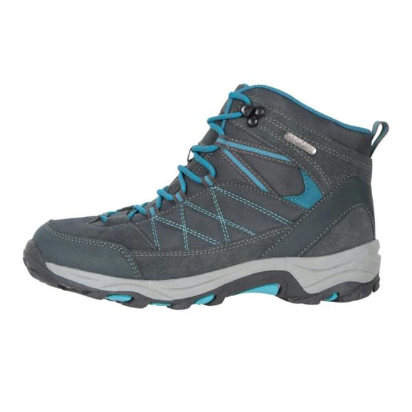 Mountain Warehouse Womens Rapid Suede Waterproof Hiking Boots - Grey