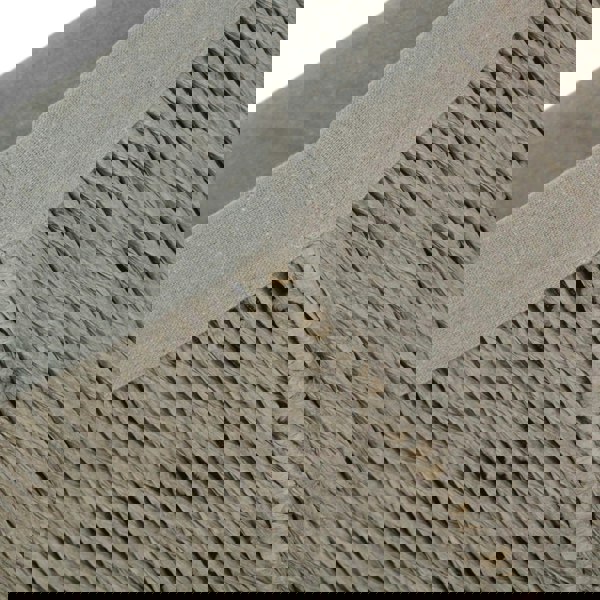 Grey Paper Rope Storage Basket with Grey Cotton Lining