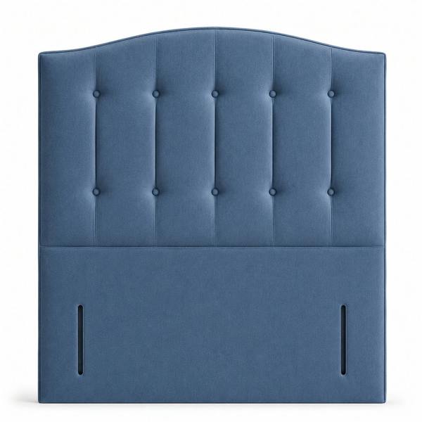 Great British Beds Nathalia Headboard - Blue Plush