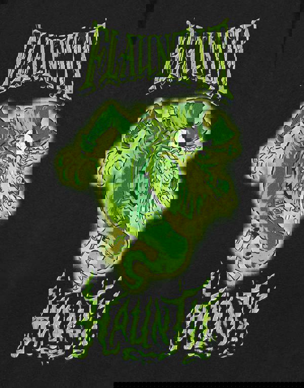 SpongeBob SquarePants Unisex Black Flaunt It Haunt It Short Sleeved T-Shirt