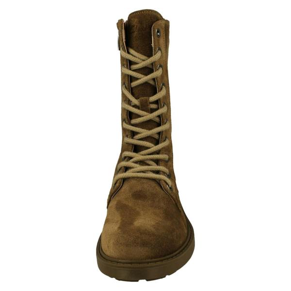 Clarks Ladies Clarks Lace Up Detailed Combat Style Boots Orinoco2 Style