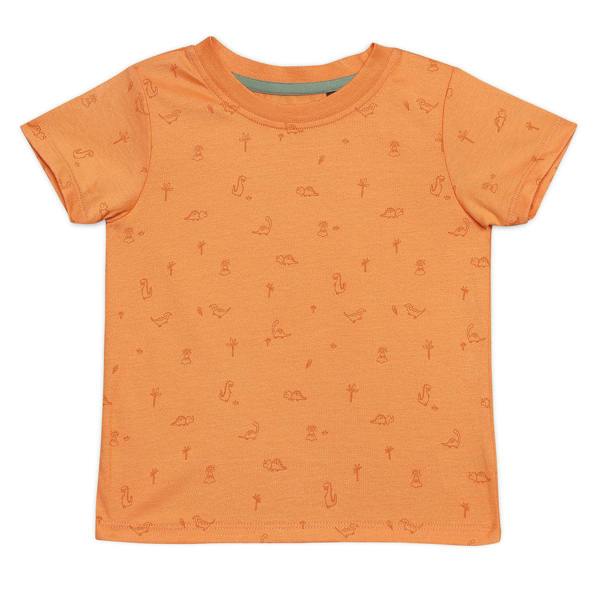 Mini Cuddles Baby Boys 3pk Dinosaur Print T-Shirts, Multicolour