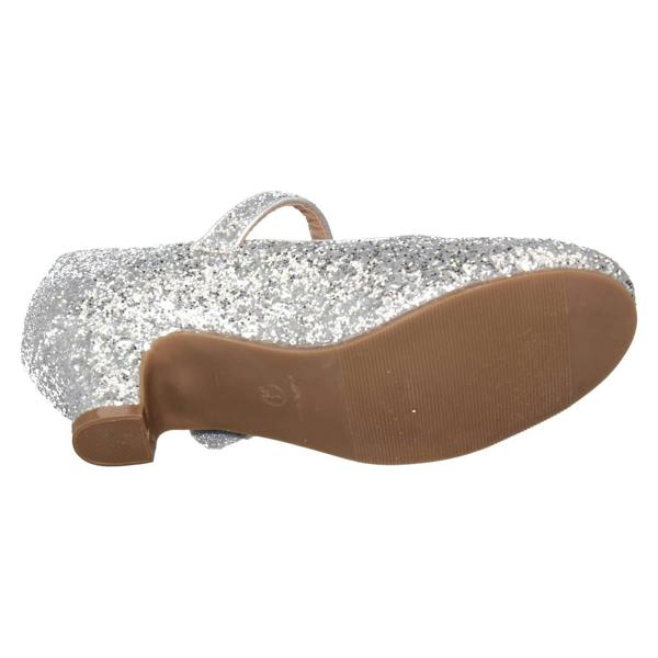 Spot On Girls Spot On kitten Heel Ankle Strap Party Shoes H3089