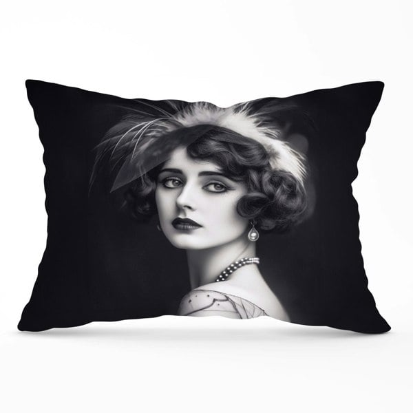 Warren Reed Glamorous Edwardian Showgirl Cushions