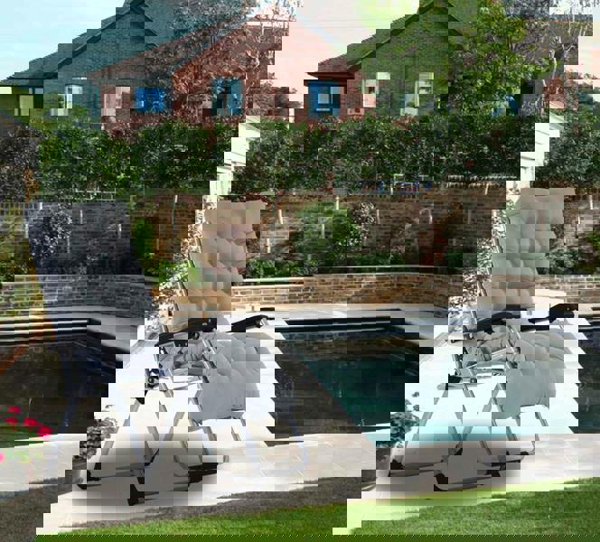 Smart Living Zero Gravity Chair with Cushion & Pillow - Pair - Grey