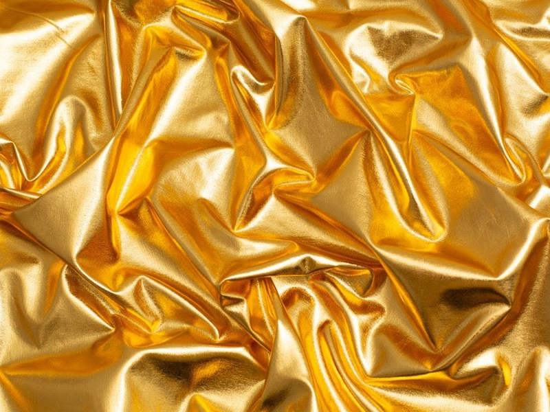 Minerva Core Range Emperior Metallic Foil Lame Fabric - Plain Design Dressmaking Fabric, 135 cm / 54" Wide - per metre