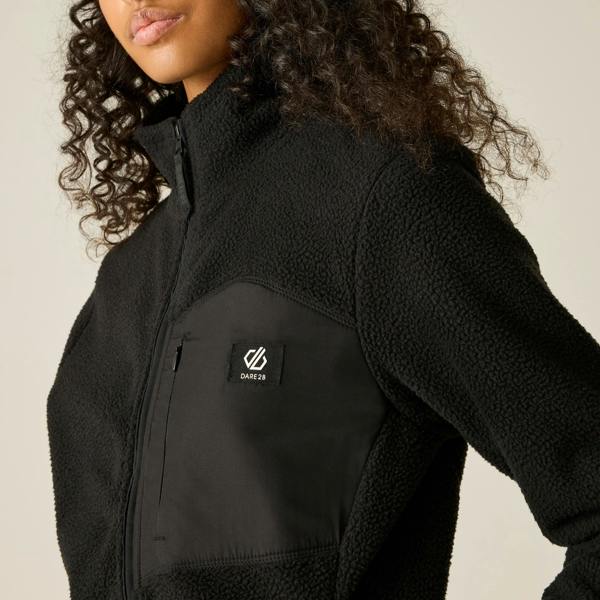 Dare 2B Womens/Ladies Excursion Fleece Jacket - Black - 