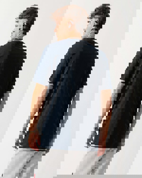 BOSS Orange Te Container Mens Graphic Print T-Shirt - Dark Blue 404