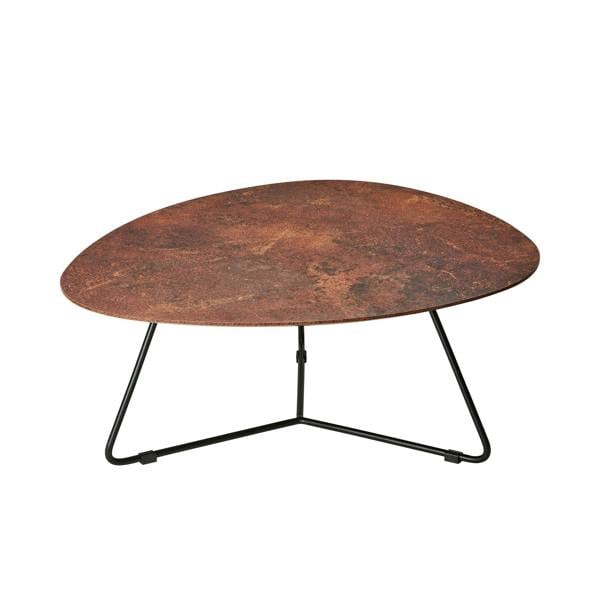 Statement Furniture Bergen Small Coffee Table in Warm Rust Colour