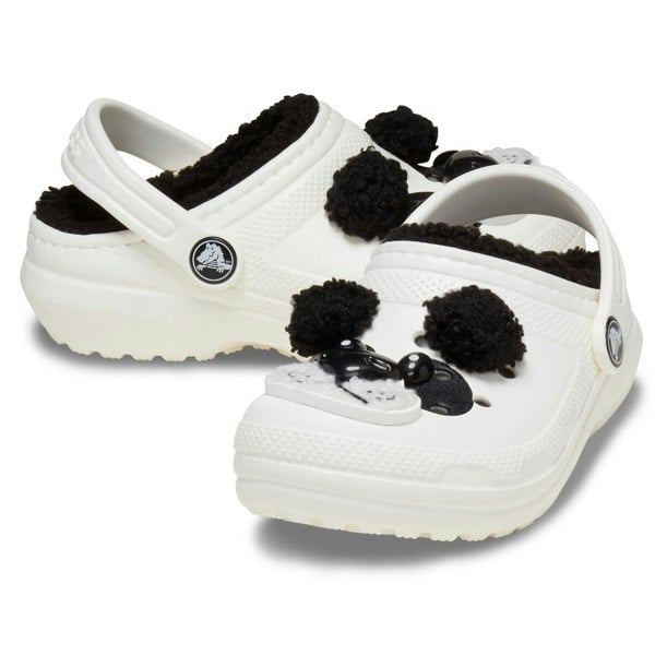 Crocs Classic Lined Fun Lab Thermoplastic Panda Clogs