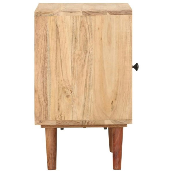 Berkfield Bedside Cabinet 40x30x50 cm Solid Acacia Wood