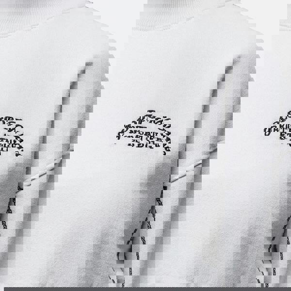 Good For Nothing Light Grey Cropped Sweatshirt - Light Grey Image 3