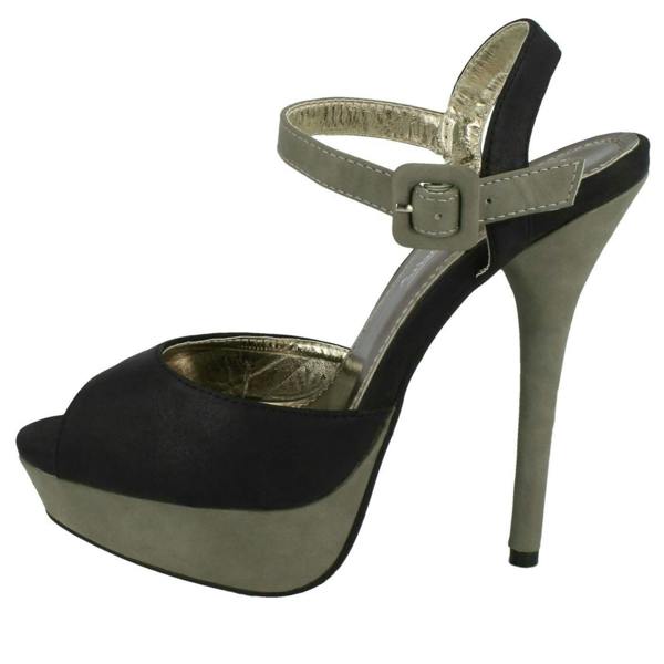 Anne Michelle Ladies Anne Michelle Peep Toe Platform Heels