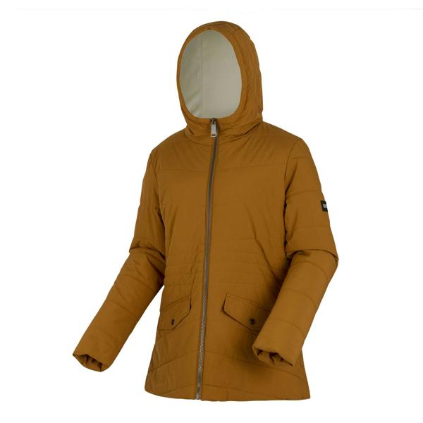 Regatta Womens/Ladies Agara Padded Jacket - Glazed Ginger/Light Vanilla - 