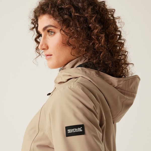 Regatta Women's Denbury V 3 in 1 Waterproof Jacket - Warm Taupe / Black