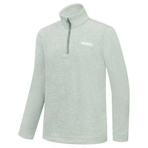 Regatta Great Outdoors Kids Hot Shot II Half Zip Fleece Top - Glacier Green