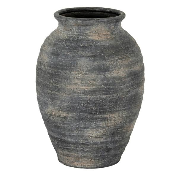 Hill Interiors Marra Olpe Vase - Black/Grey - 