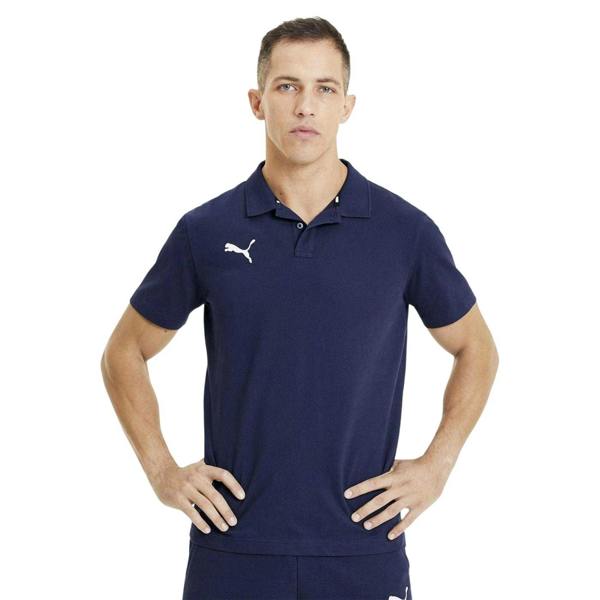 Puma Mens Team Goal Polo Shirt - Peacoat - 