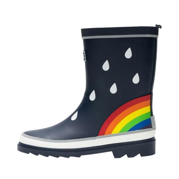 Regatta Childrens/Kids Mudplay III Rainbow Wellington Boots - Navy - 
