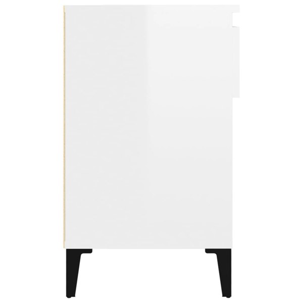Berkfield Shoe Cabinet High Gloss White 102x36x60 cm Engineered Wood