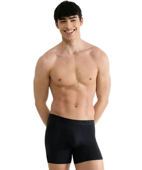 Sloggi 2-Pack SLG Base Modal Soft Boxer Briefs, Black