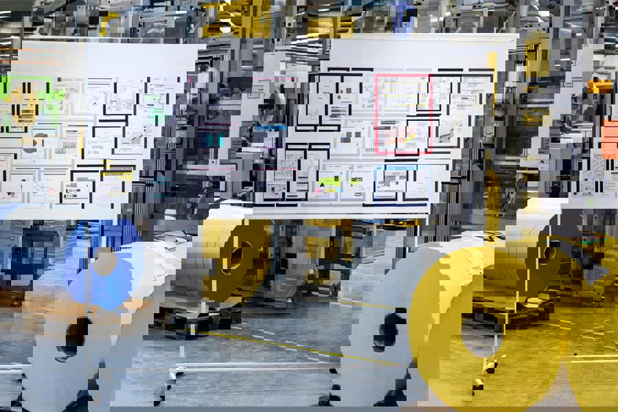 Durable DURAFRAME Magnetic Document Signage Frame for Metal | 5 Pack | A4 Silver