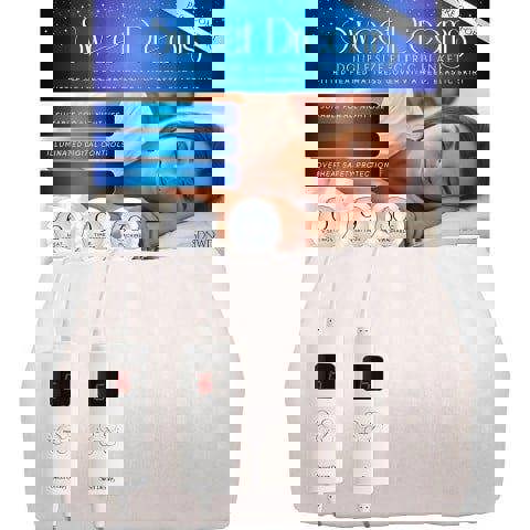 Sweet Dreams Electric Blanket Double Bed Size Machine Washable Elasticated Skirt - Overheat Protection