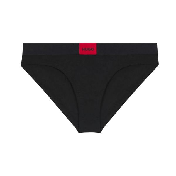 Hugo Womens/Ladies Plain Logo Briefs - Black - 