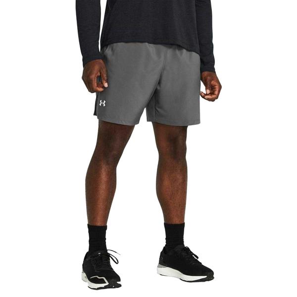 Under Armour Mens Launch 2 in 1 Running Shorts - Pitch Grey - 