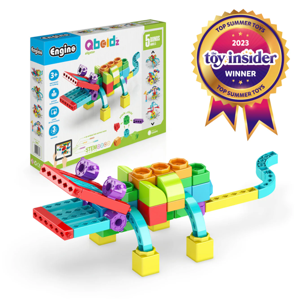 Engino QBOIDZ Alligator with 5 bonus models