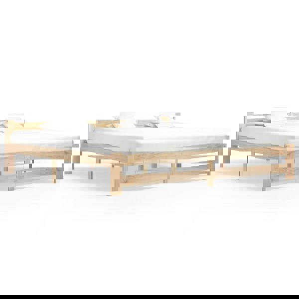 Berkfield Bed Frame Solid Pine Wood 200x200 cm
