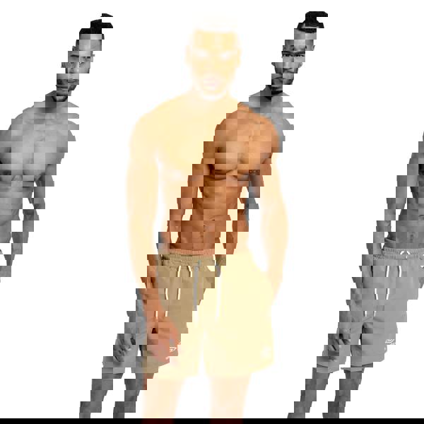 Umbro Mens Taped Swim Shorts - Khaki - 