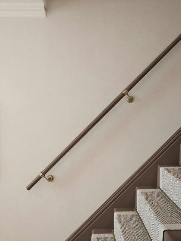 Handrails Direct Wroxall Ebony Straight Flight Handrail